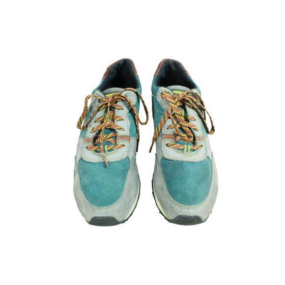 LL Bean Teal Suede Katahdin 2 Padded Collar Hiking Sneaker Shoes Size 10.5 M - Picture 5 of 9